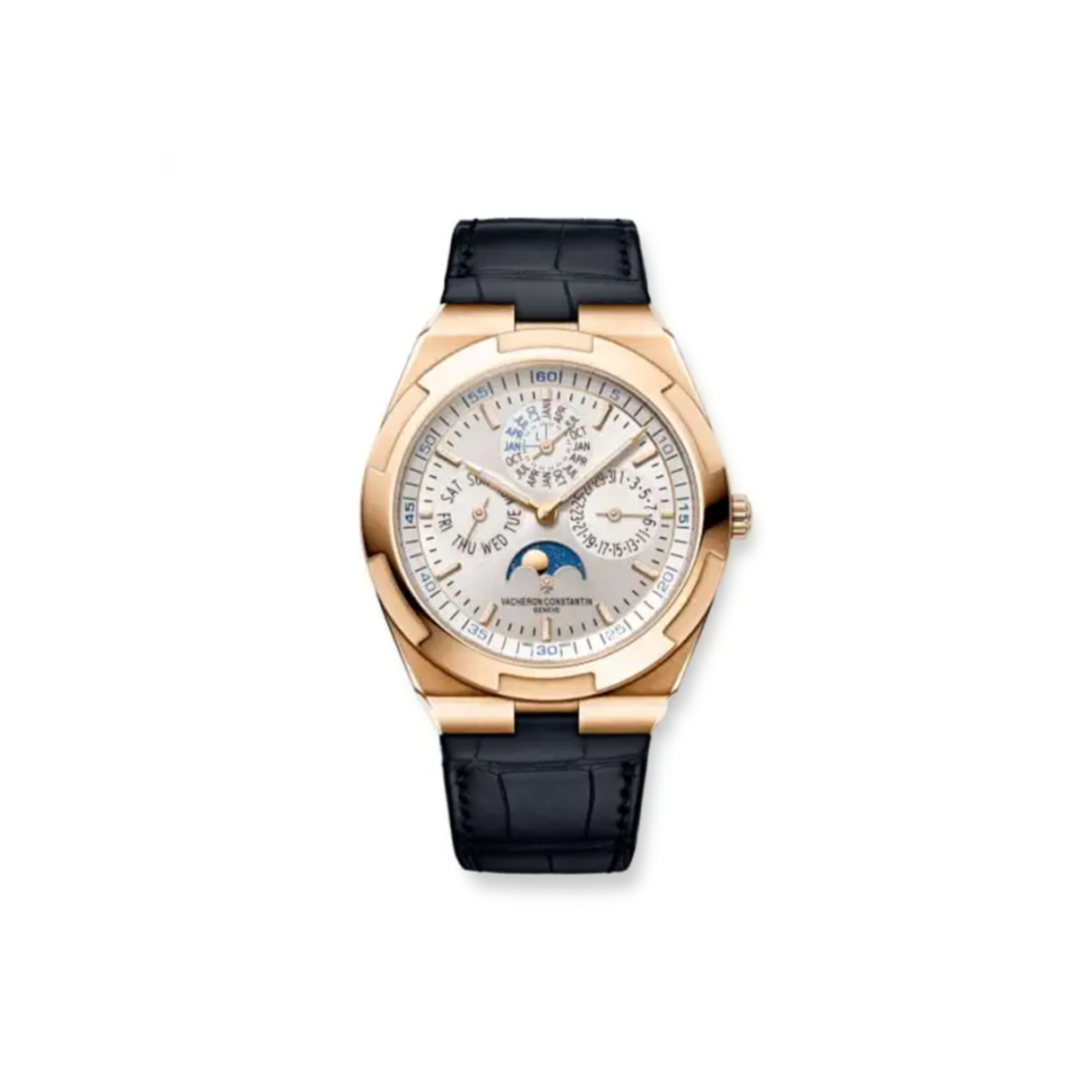 vacheron C0nstan1n overseas perpetual calendar ultra-thin pink gold 41mm 4300v000r-b064